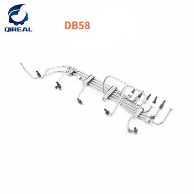 Excavator Engine Parts DH220-5 DH220-7 DB58 Engine High Pressure Fuel Pipes