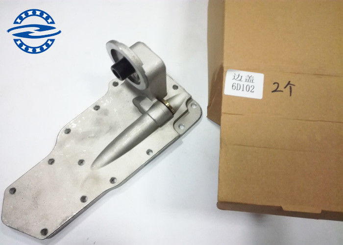 PC200 6D102 Excavator Engine Parts 6735-61-2260 Oil Cooler Cover