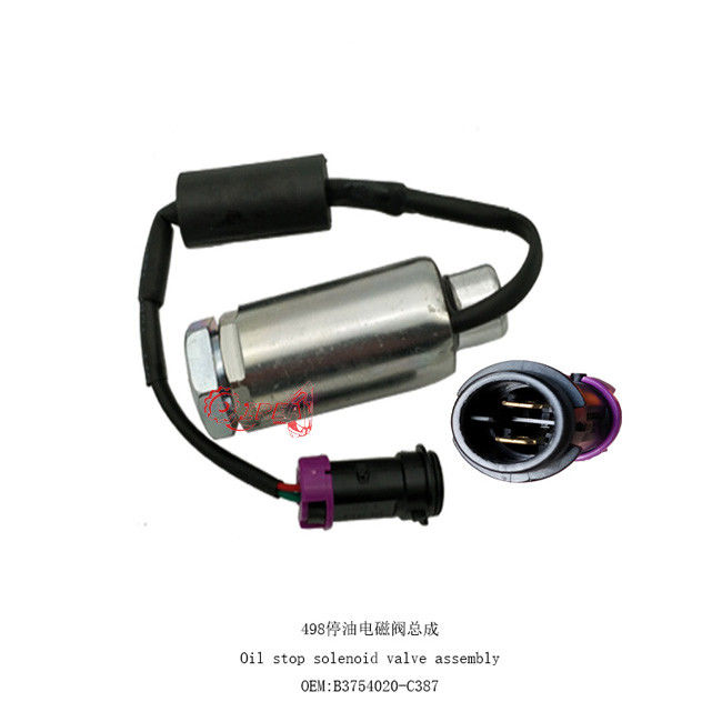 DACHAI 498 B3754020-C387 Oil Stop Solenoid Valve Assmbly